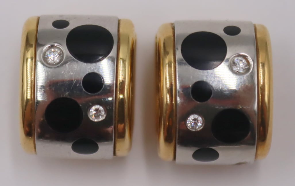 JEWELRY. PAIR OF SIGNED MICHAEL