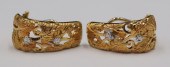 JEWELRY. PAIR OF SIGNED MILOR