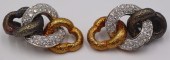 JEWELRY. PAIR OF SIGNED TRIO 1