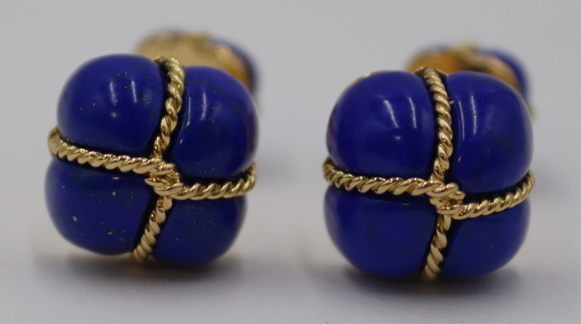 JEWELRY. PAIR OF VERDURA 18KT
