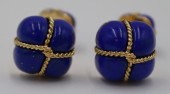 JEWELRY. PAIR OF VERDURA 18KT
