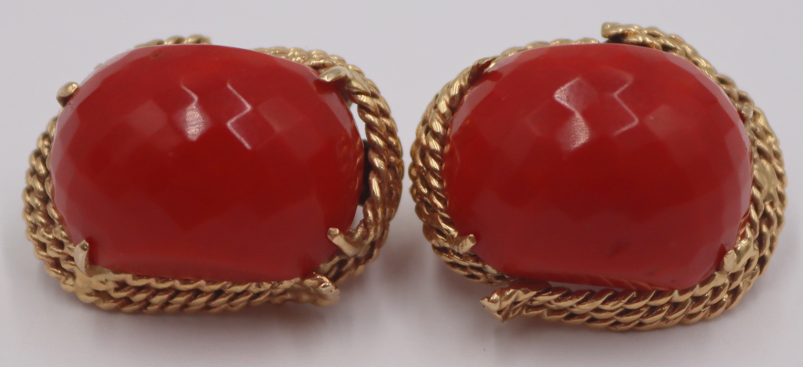 JEWELRY. PAIR OF VINTAGE 14KT