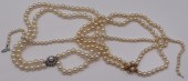 JEWELRY. PEARL AND 14KT GOLD N