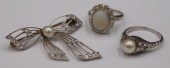 JEWELRY. PEARL, DIAMOND AND OP