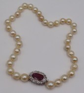 JEWELRY. PEARL, DIAMOND, COLOR