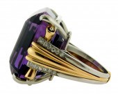 JEWELRY: PLATINUM AND 14K AMET