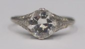 JEWELRY. PLATINUM AND APPROX.