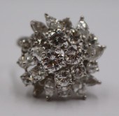 JEWELRY. PLATINUM AND DIAMOND