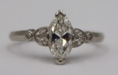 JEWELRY. PLATINUM AND DIAMOND
