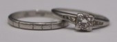 JEWELRY. PLATINUM AND DIAMOND