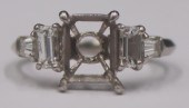 JEWELRY. PLATINUM AND DIAMOND