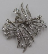 JEWELRY. PLATINUM AND DIAMOND