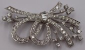 JEWELRY. PLATINUM AND DIAMOND