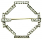 JEWELRY: PLATINUM ART DECO DES