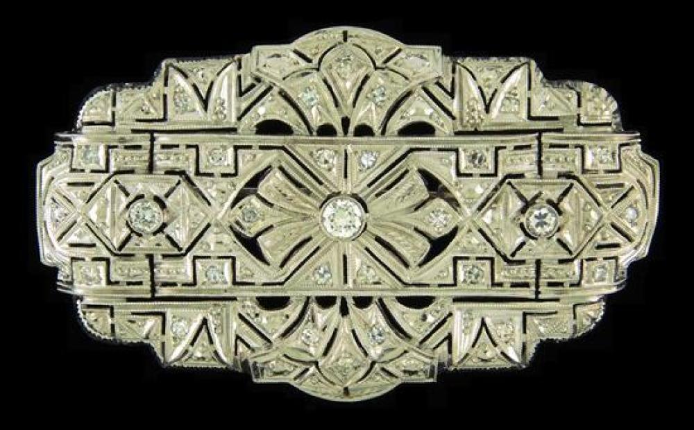 JEWELRY: PLATINUM ART DECO STYLE