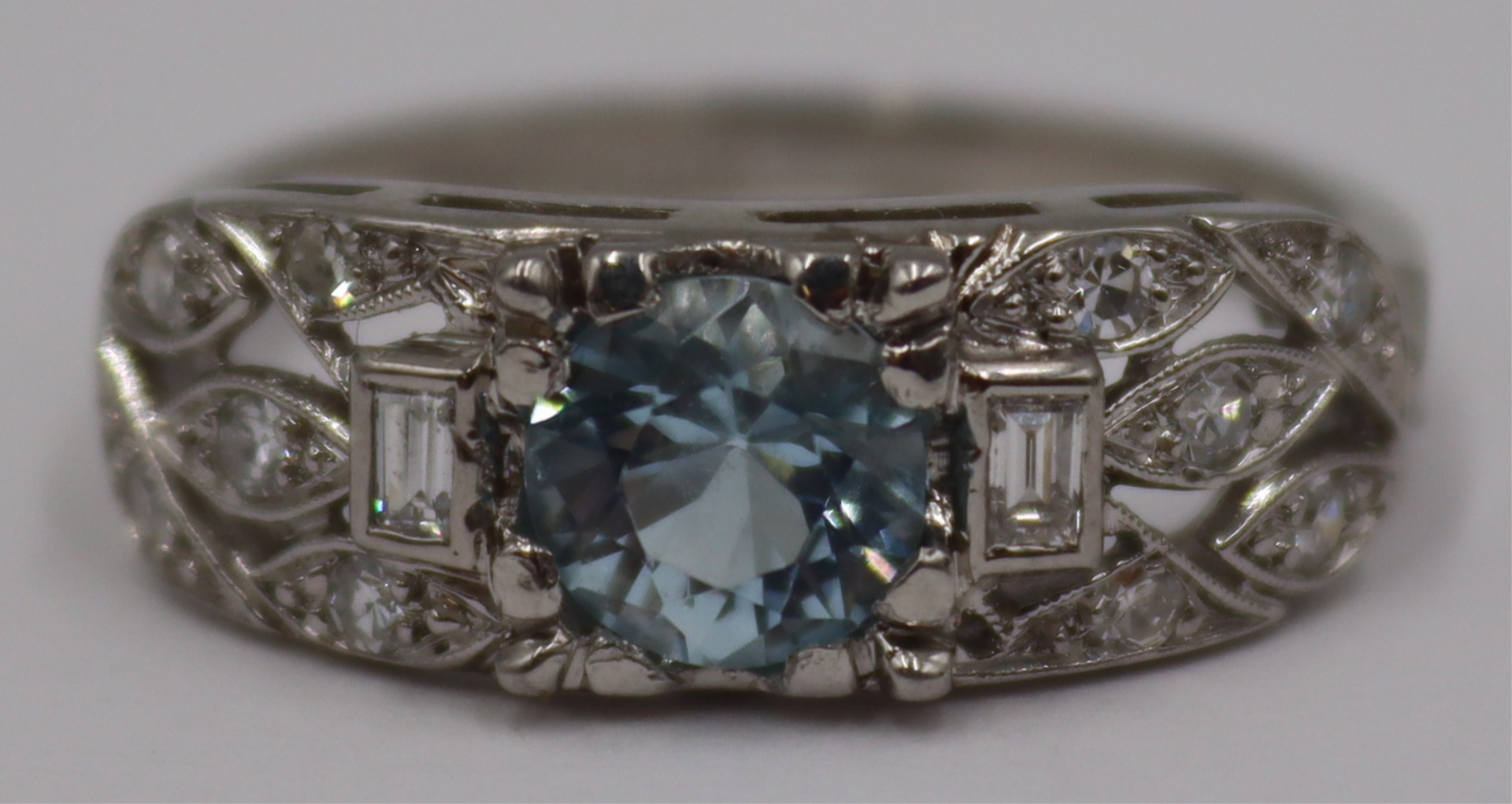 JEWELRY. PLATINUM, COLORED GEM, AND