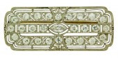 JEWELRY: PLATINUM DIAMOND BROO