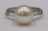 JEWELRY. PLATINUM, PEARL AND D