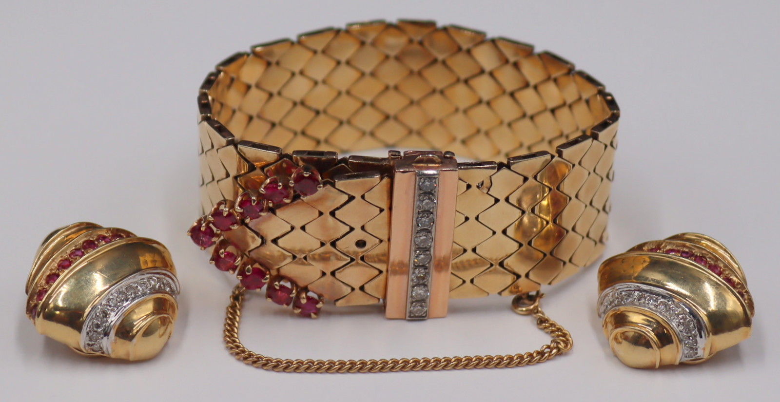 JEWELRY. RETRO/VINTAGE 14KT GOLD,