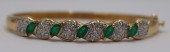 JEWELRY. RINE 14KT GOLD, EMERA