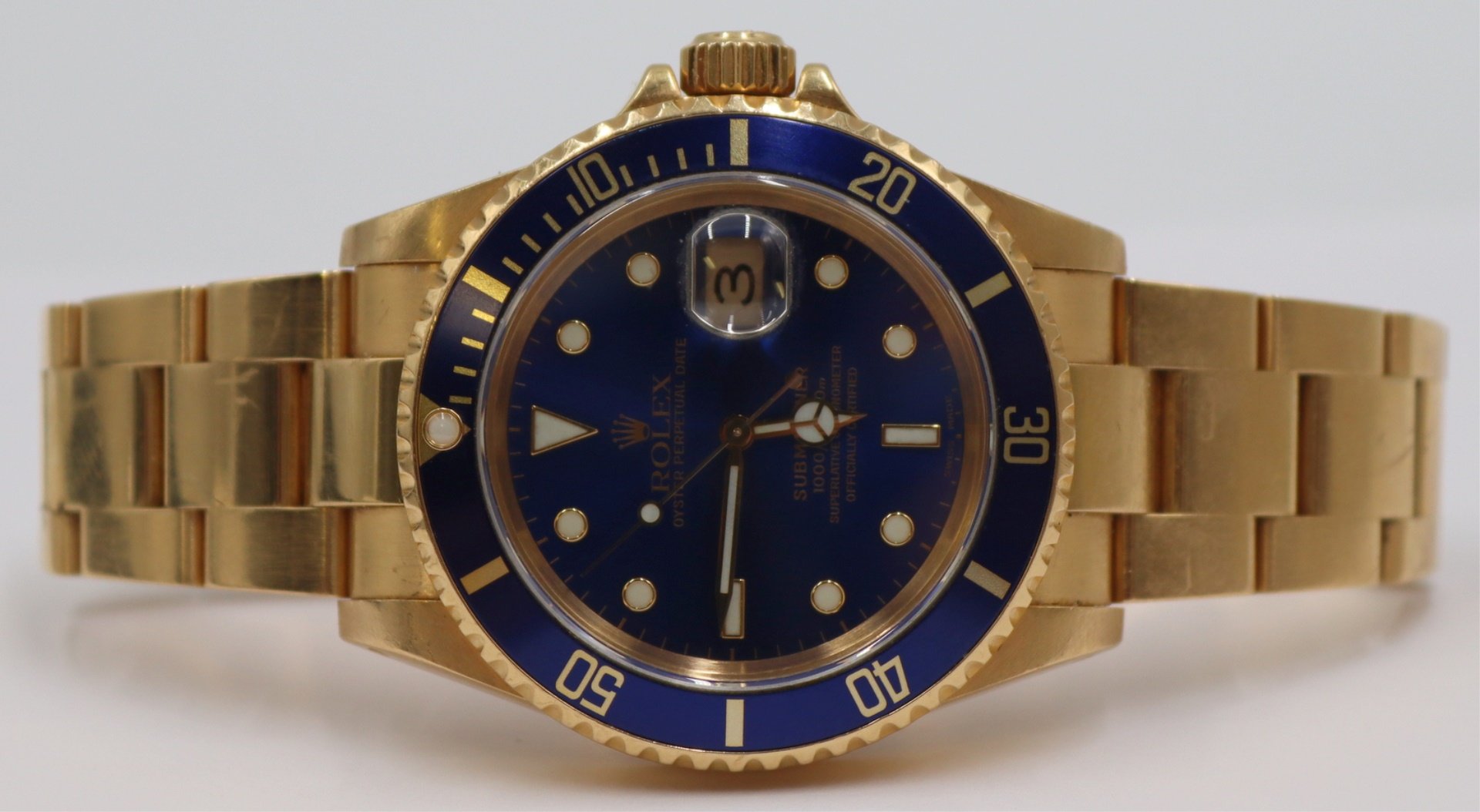JEWELRY. ROLEX 18KT OYSTER