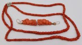 JEWELRY. SALMON CORAL JEWELRY