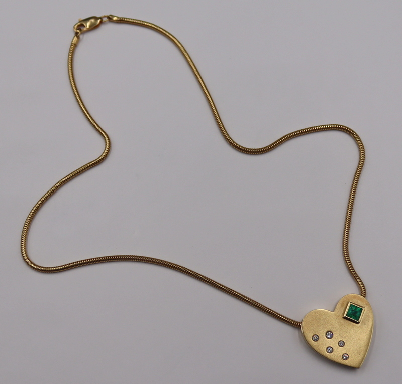 JEWELRY. SAM LEHR 18KT GOLD,
