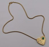 JEWELRY. SAM LEHR 18KT GOLD, E