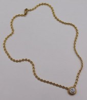 JEWELRY. SAM LEHR 18KT GOLD AN