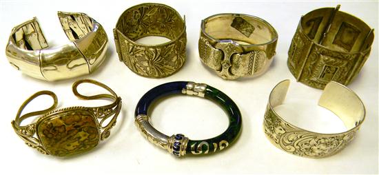 JEWELRY: Seven Assorted Silver