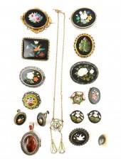JEWELRY: SEVENTEEN PIECES OF P