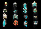 JEWELRY: SEVENTEEN RINGS, MOST