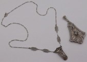 JEWELRY. SIGNED 14KT GOLD CAMP
