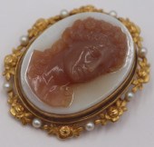 JEWELRY. SIGNED 14KT GOLD, CAR