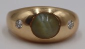 JEWELRY. SIGNED 14KT GOLD, CAT