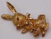 JEWELRY. SIGNED 14KT GOLD EAST