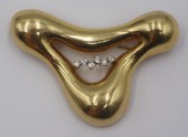 JEWELRY. SIGNED 18KT GOLD AND