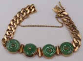 JEWELRY. SIGNED 18KT GOLD AND