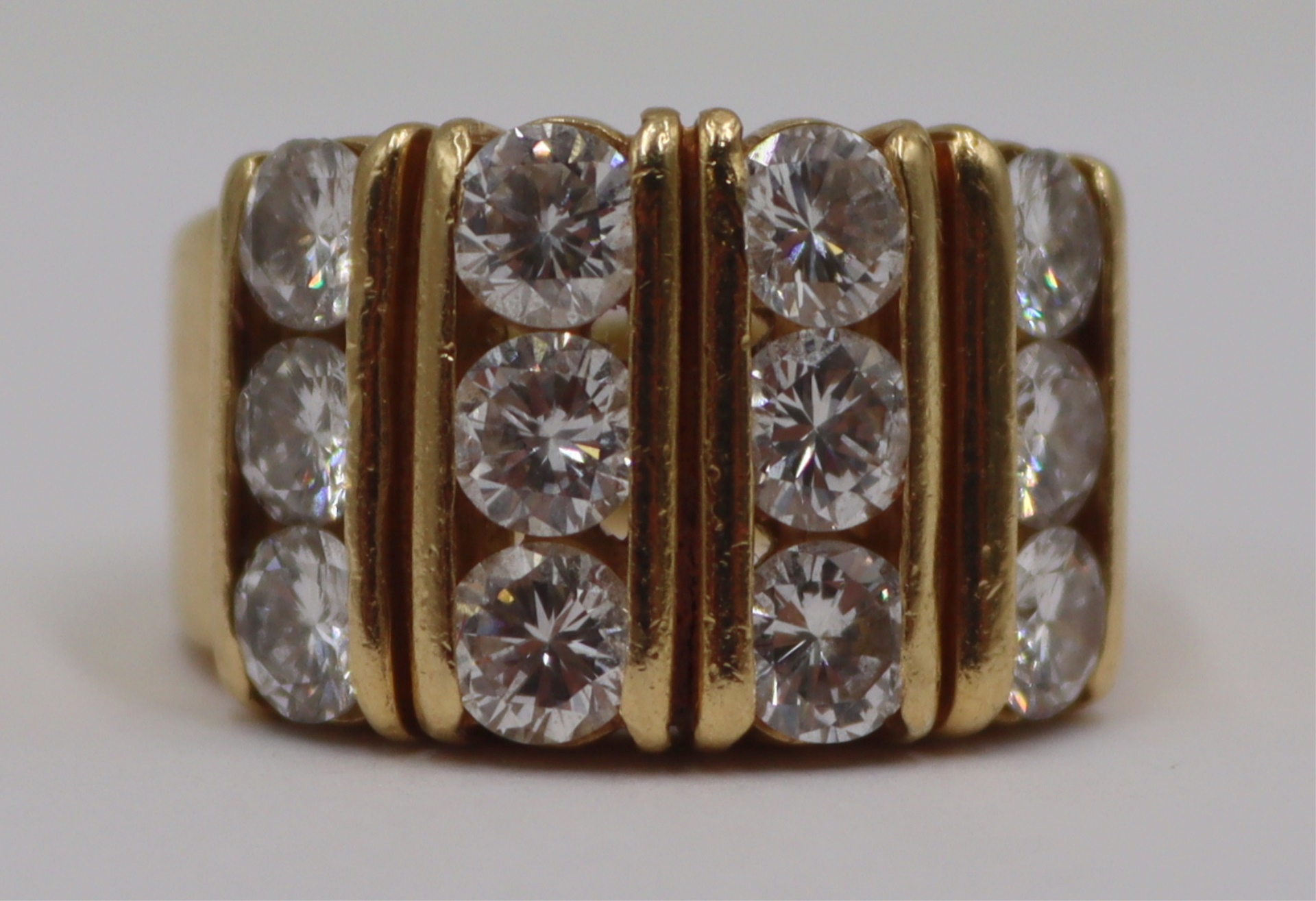 JEWELRY. SIGNED 18KT GOLD AND