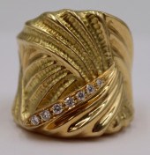JEWELRY. SIGNED AUGUSTO 18KT G