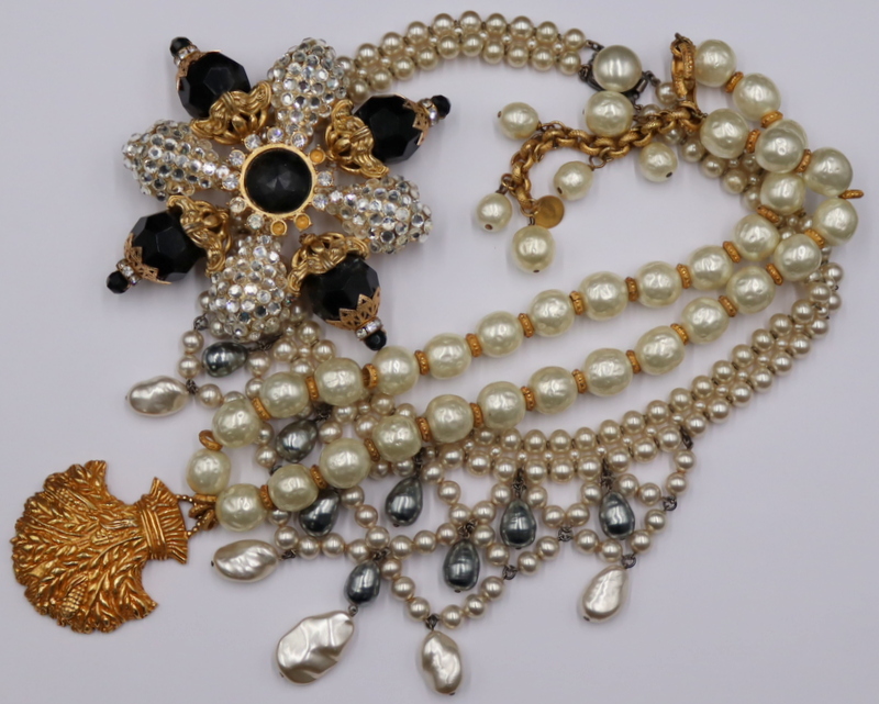 JEWELRY. SIGNED COSTUME JEWELRY