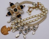 JEWELRY. SIGNED COSTUME JEWELR