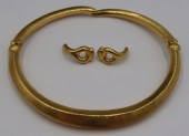JEWELRY. SIGNED GREEK 22KT GOL