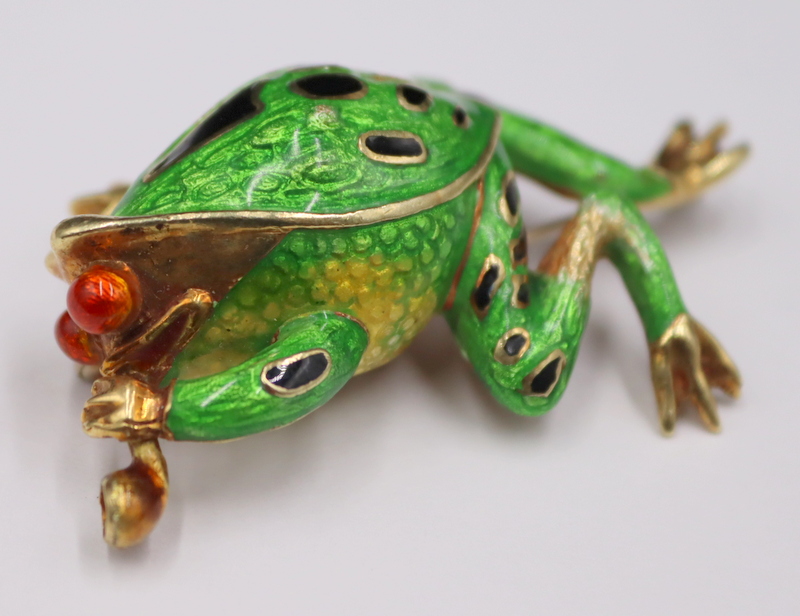 JEWELRY. SIGNED MARTINE 14KT GOLD