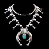 JEWELRY: SILVER SQUASH BLOSSOM