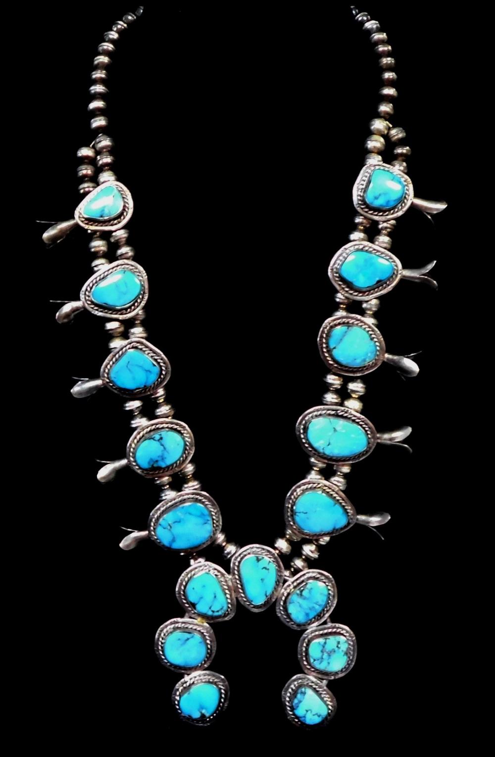 JEWELRY: SILVER SQUASH BLOSSOM