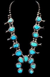 JEWELRY: SILVER SQUASH BLOSSOM