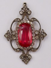 JEWELRY. SILVER-TOPPED 14KT GO