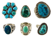 JEWELRY: SIX SOUTHWEST AND NAT