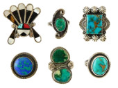 JEWELRY: SIX SOUTHWEST STYLE R